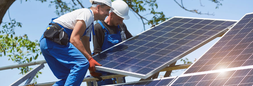 installation de panneaux solaires